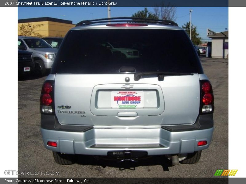 Silverstone Metallic / Light Gray 2007 Chevrolet TrailBlazer LS