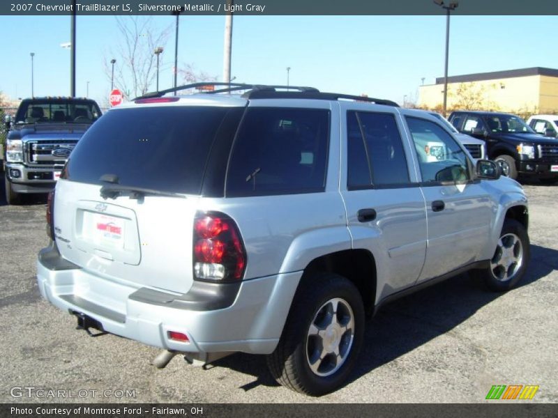 Silverstone Metallic / Light Gray 2007 Chevrolet TrailBlazer LS
