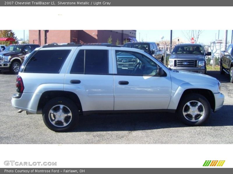 Silverstone Metallic / Light Gray 2007 Chevrolet TrailBlazer LS