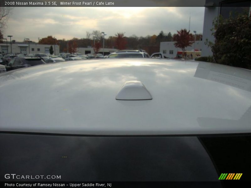 Winter Frost Pearl / Cafe Latte 2008 Nissan Maxima 3.5 SE