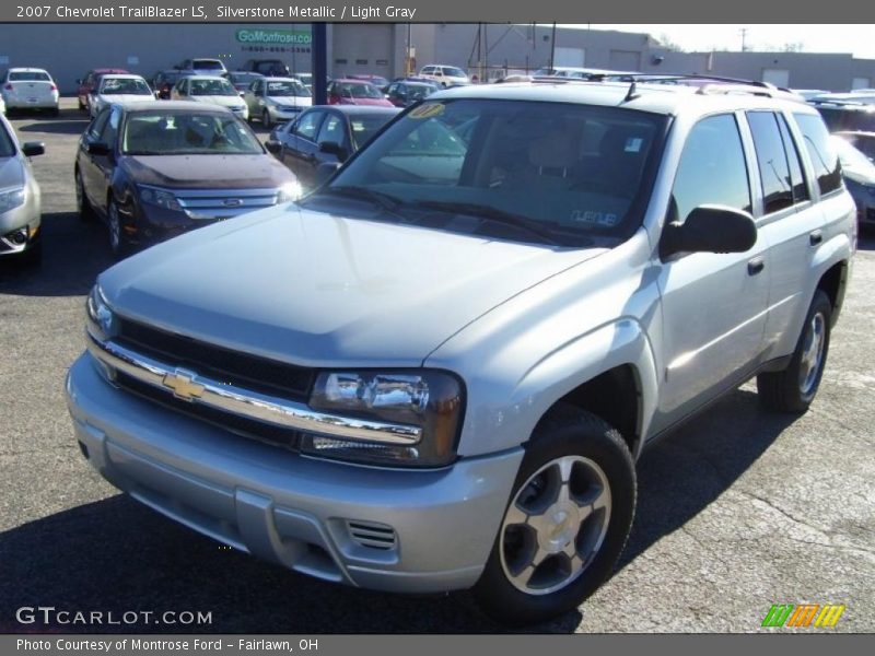 Silverstone Metallic / Light Gray 2007 Chevrolet TrailBlazer LS