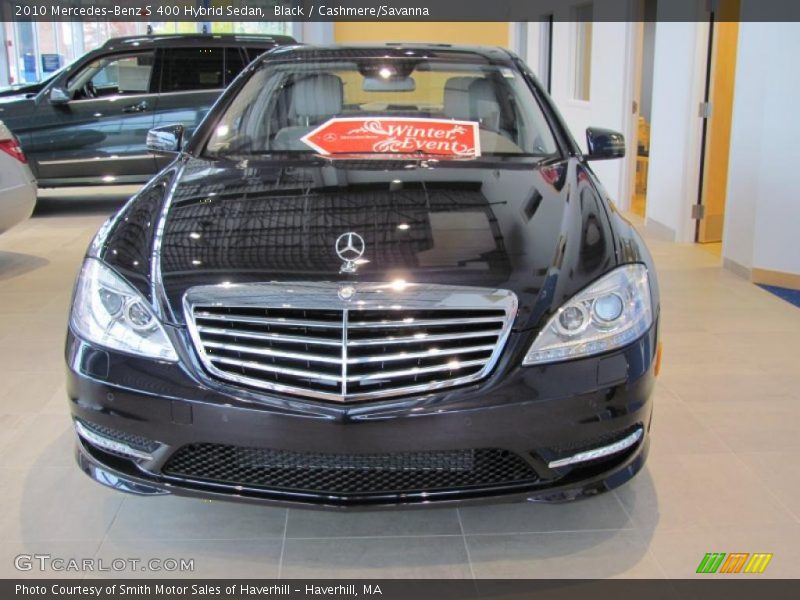 Black / Cashmere/Savanna 2010 Mercedes-Benz S 400 Hybrid Sedan