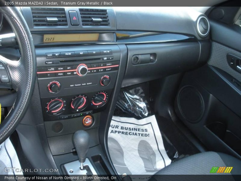 Titanium Gray Metallic / Black 2005 Mazda MAZDA3 i Sedan