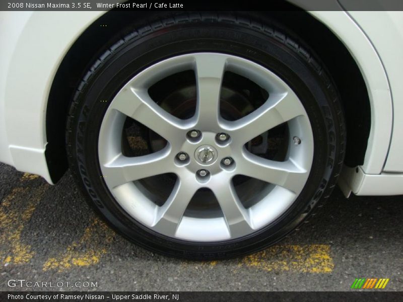 Winter Frost Pearl / Cafe Latte 2008 Nissan Maxima 3.5 SE
