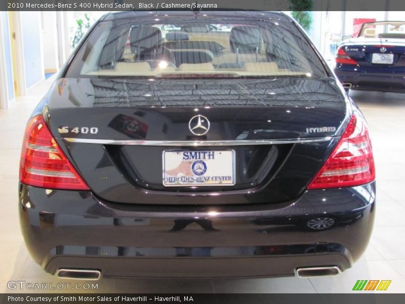 Black / Cashmere/Savanna 2010 Mercedes-Benz S 400 Hybrid Sedan