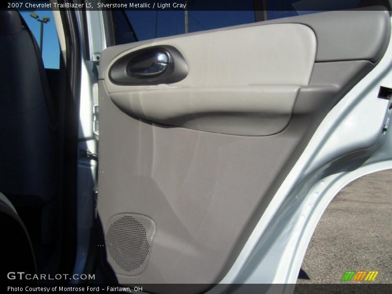 Silverstone Metallic / Light Gray 2007 Chevrolet TrailBlazer LS