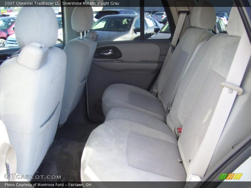 Silverstone Metallic / Light Gray 2007 Chevrolet TrailBlazer LS