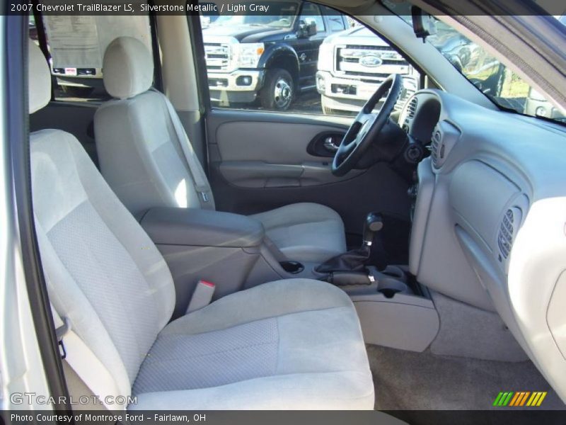 Silverstone Metallic / Light Gray 2007 Chevrolet TrailBlazer LS