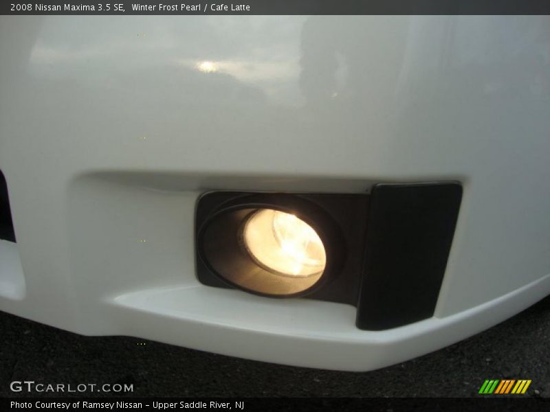 Winter Frost Pearl / Cafe Latte 2008 Nissan Maxima 3.5 SE