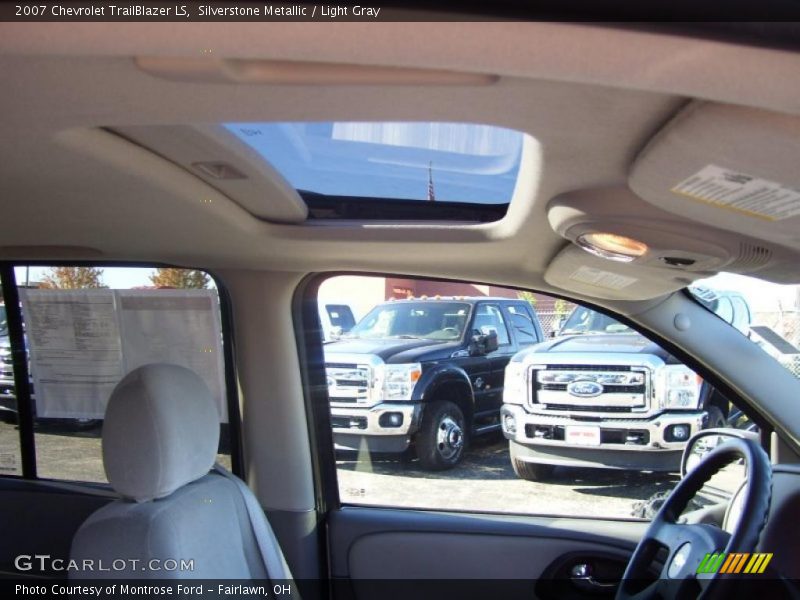 Silverstone Metallic / Light Gray 2007 Chevrolet TrailBlazer LS