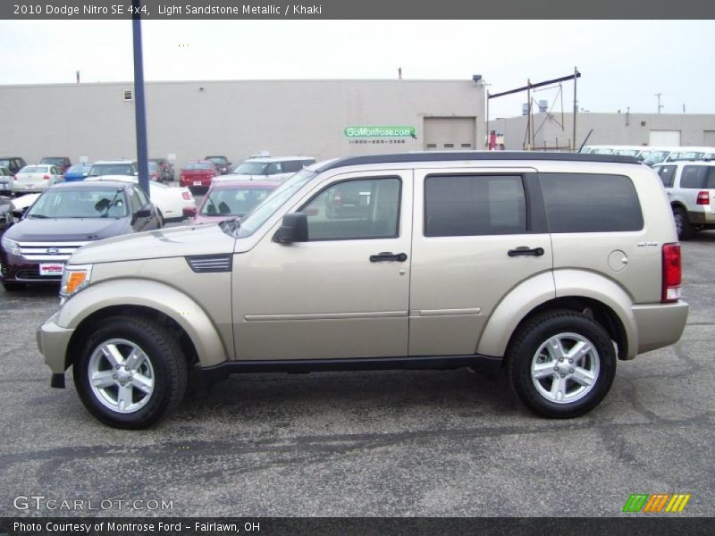 Light Sandstone Metallic / Khaki 2010 Dodge Nitro SE 4x4