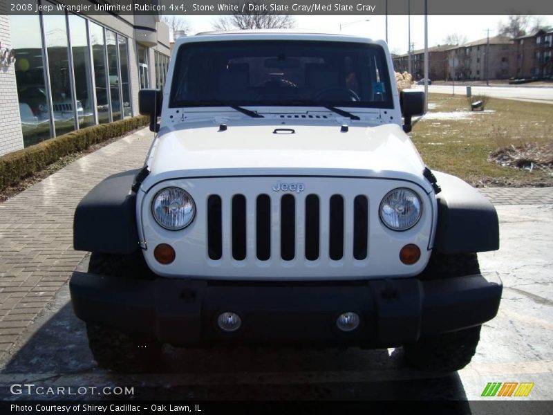 Stone White / Dark Slate Gray/Med Slate Gray 2008 Jeep Wrangler Unlimited Rubicon 4x4