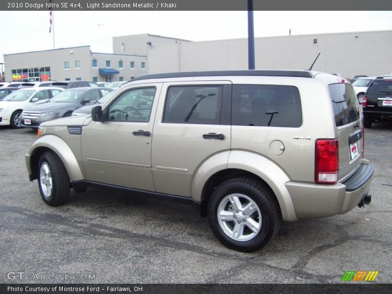 Light Sandstone Metallic / Khaki 2010 Dodge Nitro SE 4x4