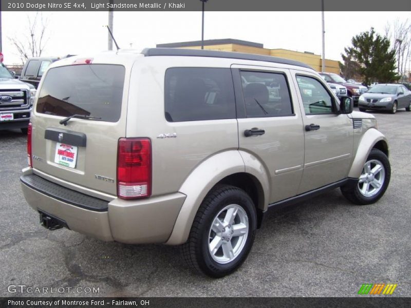 Light Sandstone Metallic / Khaki 2010 Dodge Nitro SE 4x4