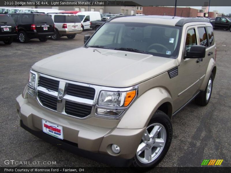Light Sandstone Metallic / Khaki 2010 Dodge Nitro SE 4x4