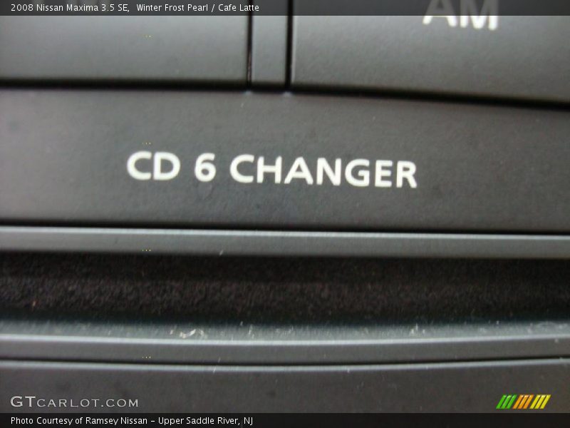 Winter Frost Pearl / Cafe Latte 2008 Nissan Maxima 3.5 SE