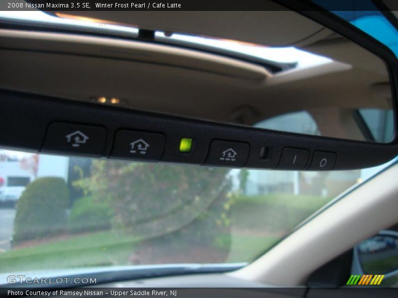 Winter Frost Pearl / Cafe Latte 2008 Nissan Maxima 3.5 SE