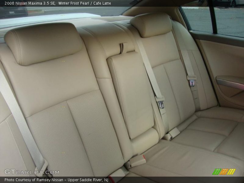 Winter Frost Pearl / Cafe Latte 2008 Nissan Maxima 3.5 SE