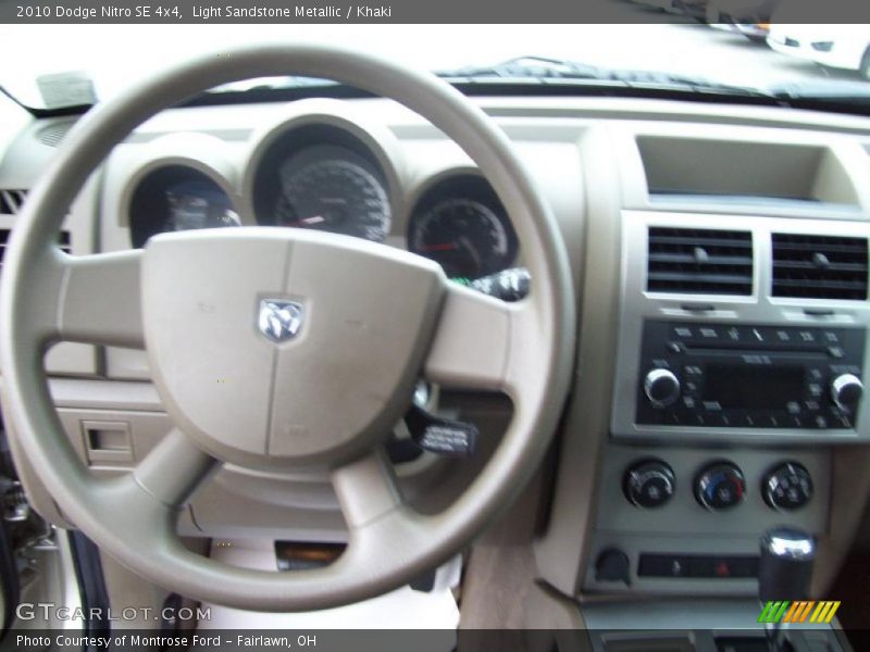 Light Sandstone Metallic / Khaki 2010 Dodge Nitro SE 4x4