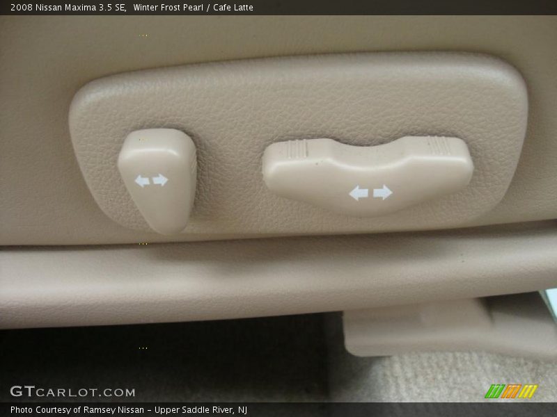 Winter Frost Pearl / Cafe Latte 2008 Nissan Maxima 3.5 SE