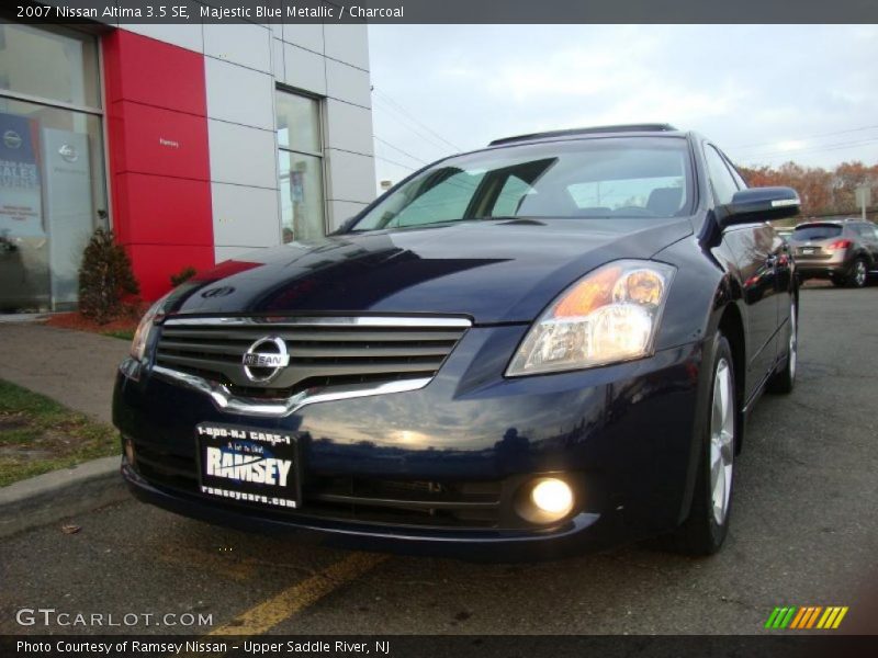 Majestic Blue Metallic / Charcoal 2007 Nissan Altima 3.5 SE