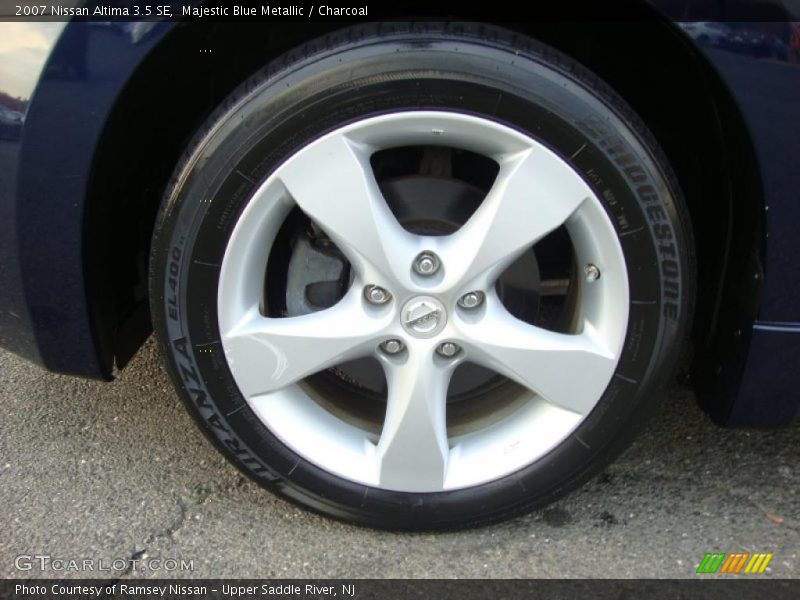 Majestic Blue Metallic / Charcoal 2007 Nissan Altima 3.5 SE