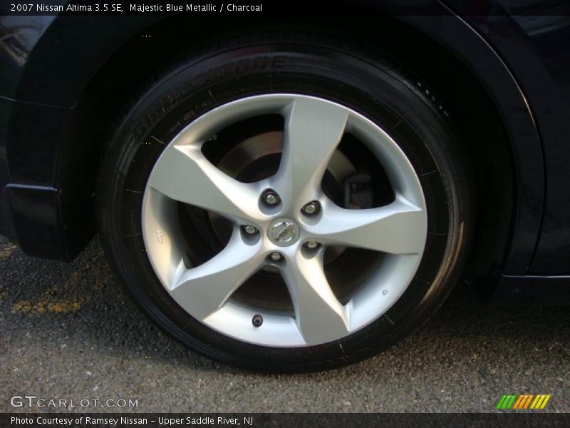 Majestic Blue Metallic / Charcoal 2007 Nissan Altima 3.5 SE