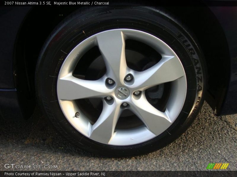 Majestic Blue Metallic / Charcoal 2007 Nissan Altima 3.5 SE