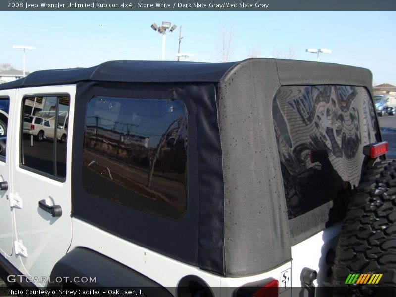 Stone White / Dark Slate Gray/Med Slate Gray 2008 Jeep Wrangler Unlimited Rubicon 4x4
