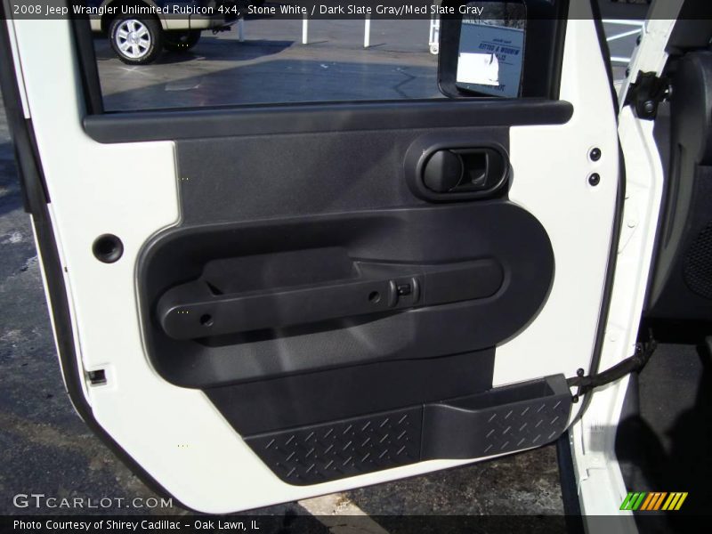 Stone White / Dark Slate Gray/Med Slate Gray 2008 Jeep Wrangler Unlimited Rubicon 4x4