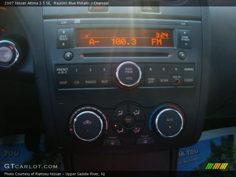 Majestic Blue Metallic / Charcoal 2007 Nissan Altima 3.5 SE