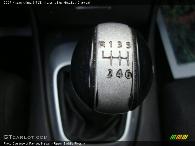 Majestic Blue Metallic / Charcoal 2007 Nissan Altima 3.5 SE