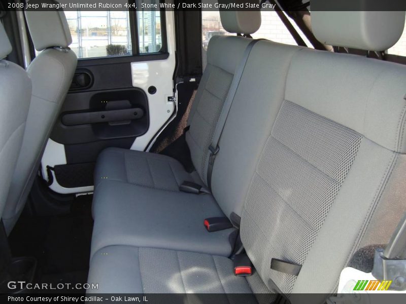 Stone White / Dark Slate Gray/Med Slate Gray 2008 Jeep Wrangler Unlimited Rubicon 4x4