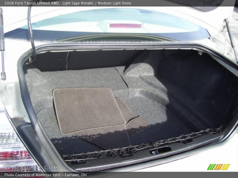 Light Sage Metallic / Medium Light Stone 2008 Ford Taurus Limited AWD
