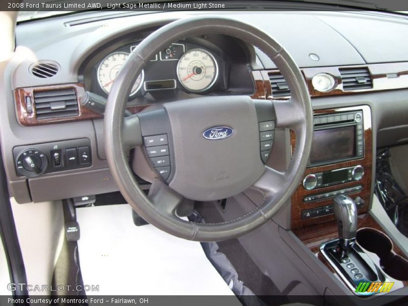 Medium Light Stone Interior - 2008 Taurus Limited AWD 