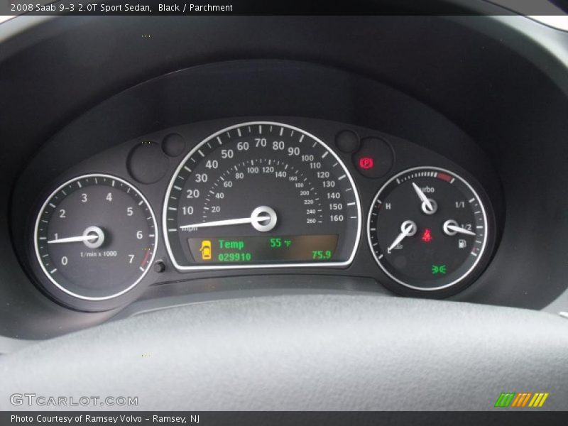  2008 9-3 2.0T Sport Sedan 2.0T Sport Sedan Gauges