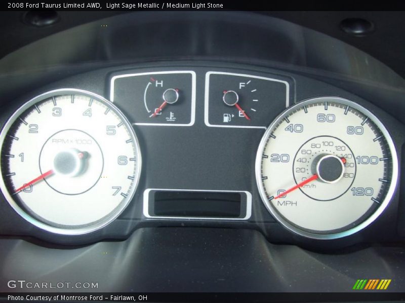  2008 Taurus Limited AWD Limited AWD Gauges