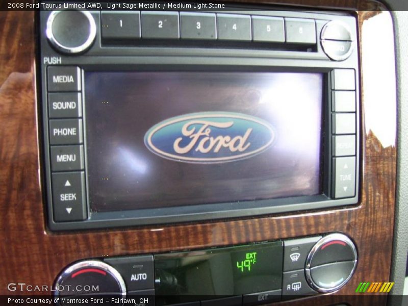 Controls of 2008 Taurus Limited AWD