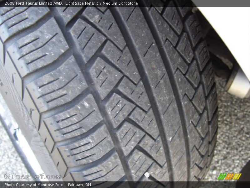 Light Sage Metallic / Medium Light Stone 2008 Ford Taurus Limited AWD