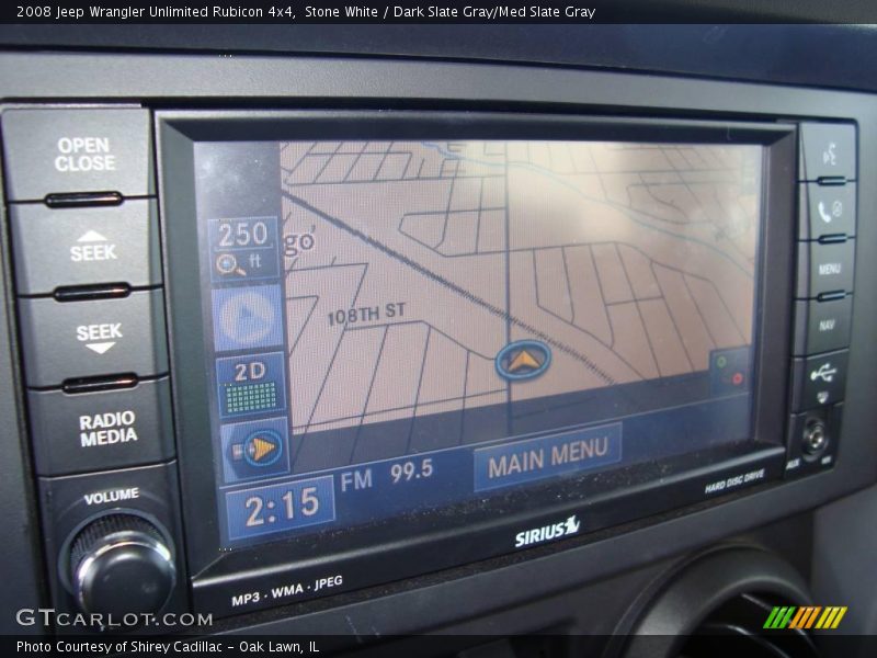 Stone White / Dark Slate Gray/Med Slate Gray 2008 Jeep Wrangler Unlimited Rubicon 4x4