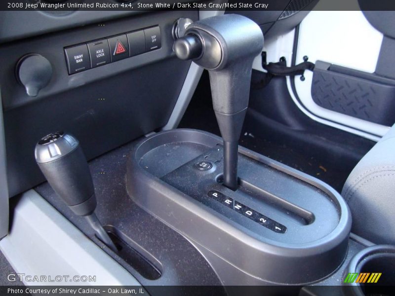 Stone White / Dark Slate Gray/Med Slate Gray 2008 Jeep Wrangler Unlimited Rubicon 4x4