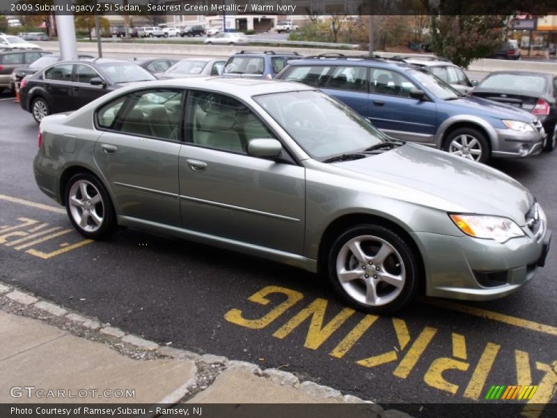 Seacrest Green Metallic / Warm Ivory 2009 Subaru Legacy 2.5i Sedan