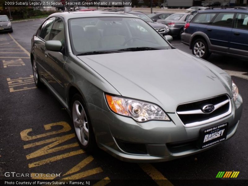Seacrest Green Metallic / Warm Ivory 2009 Subaru Legacy 2.5i Sedan