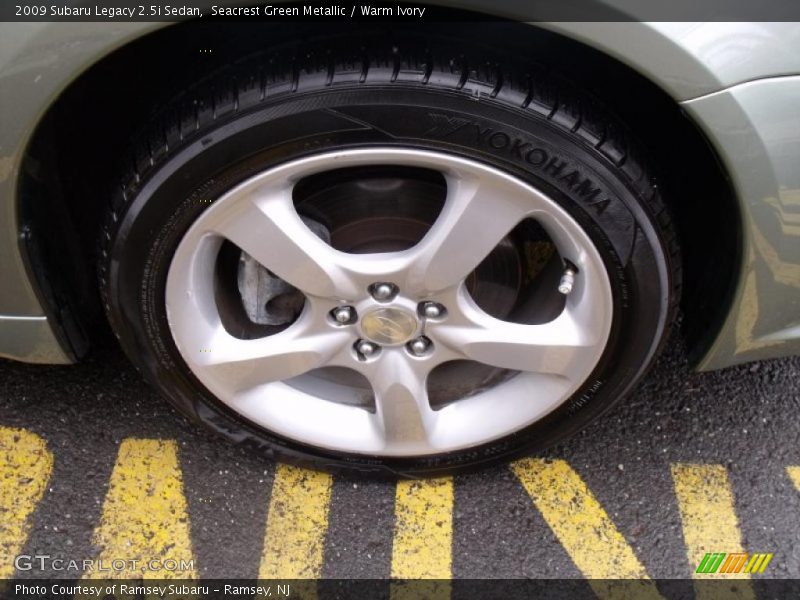 Seacrest Green Metallic / Warm Ivory 2009 Subaru Legacy 2.5i Sedan