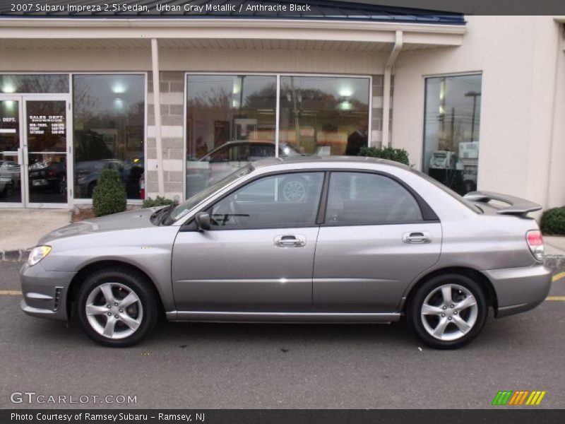 Urban Gray Metallic / Anthracite Black 2007 Subaru Impreza 2.5i Sedan