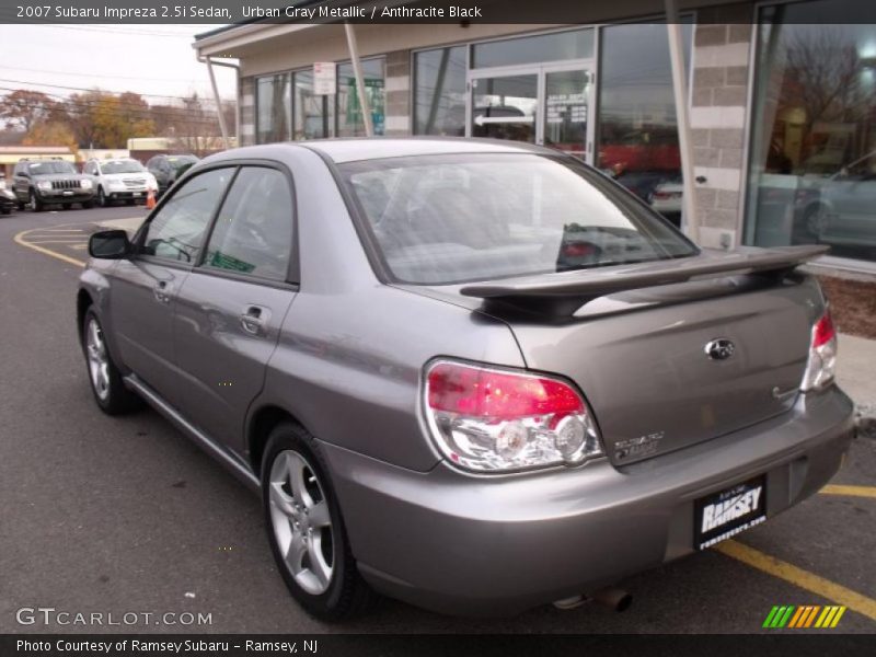 Urban Gray Metallic / Anthracite Black 2007 Subaru Impreza 2.5i Sedan