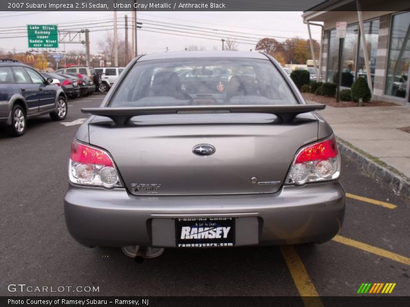 Urban Gray Metallic / Anthracite Black 2007 Subaru Impreza 2.5i Sedan