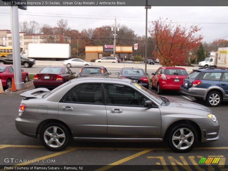 Urban Gray Metallic / Anthracite Black 2007 Subaru Impreza 2.5i Sedan