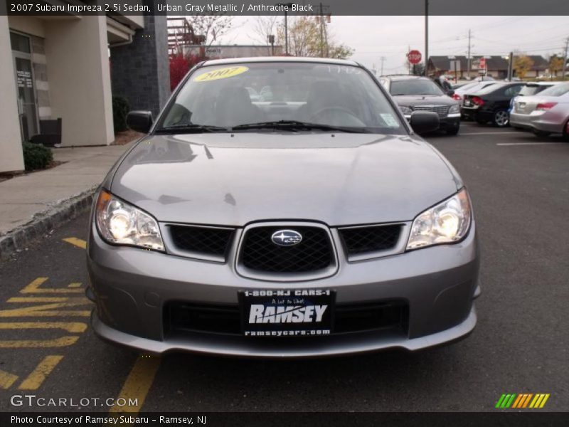 Urban Gray Metallic / Anthracite Black 2007 Subaru Impreza 2.5i Sedan