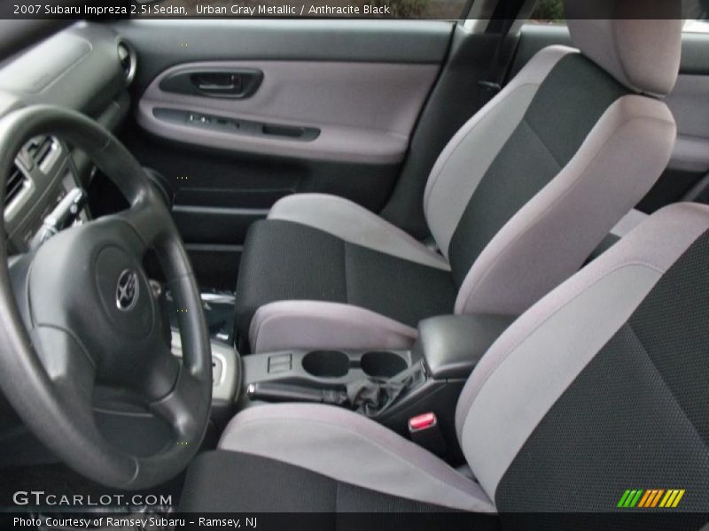 Urban Gray Metallic / Anthracite Black 2007 Subaru Impreza 2.5i Sedan